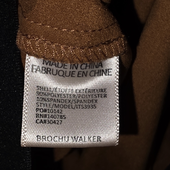 Brochu Walker Faux Suede A-Line Midi Skirt | Brown | XS - Picture 10 of 11